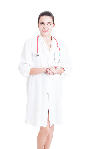 istock Elegant and smart female medic 613527732