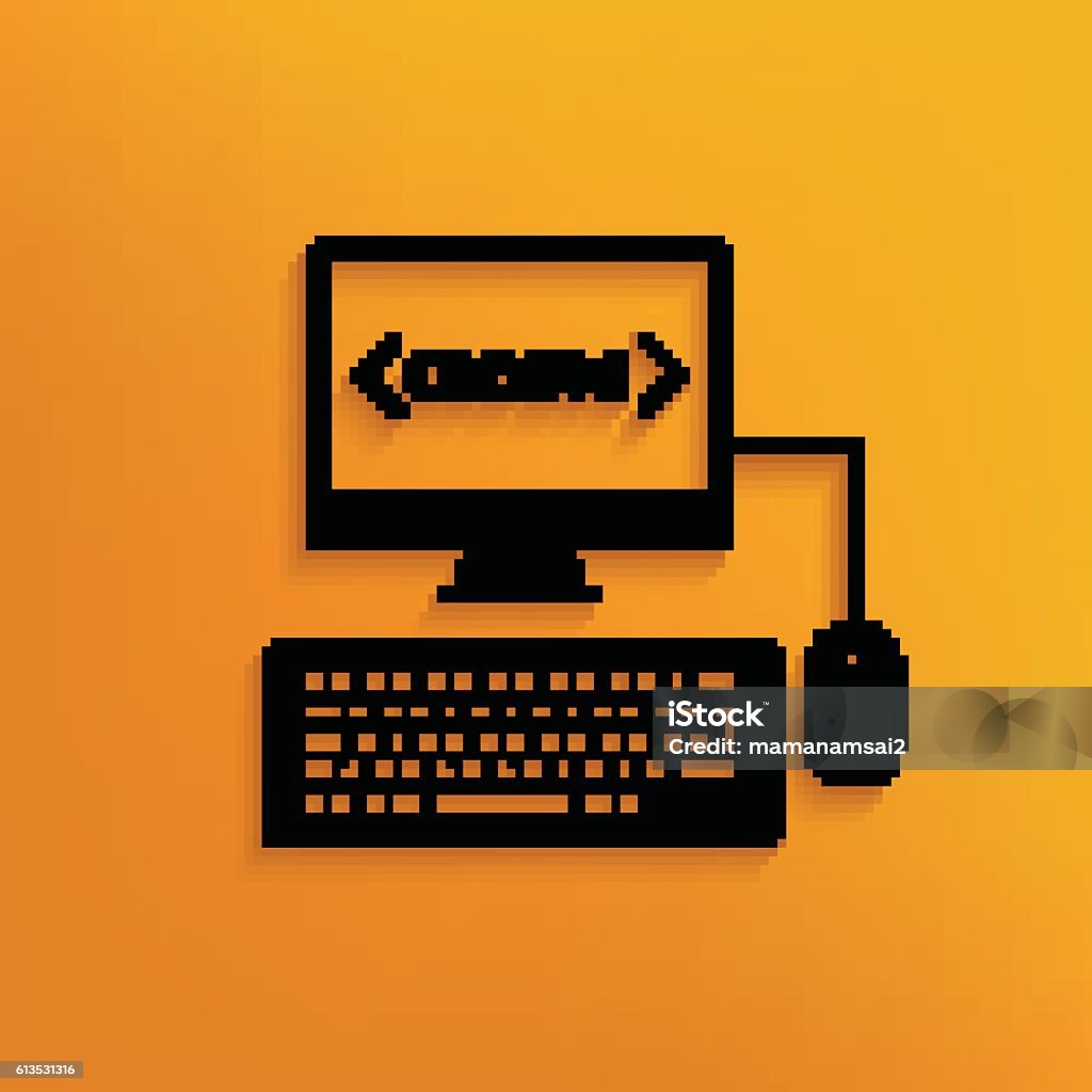 Programming Design On Yellow Background Vector Stock Illustration ...