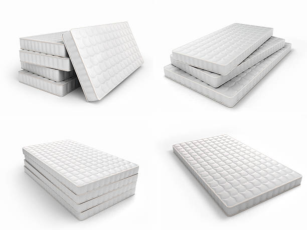 istock collection of mattresses 3d render on white background 613533642