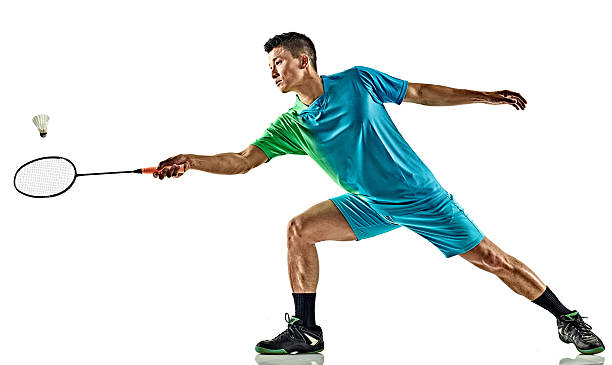 istock asian badminton player man isolated 613537522