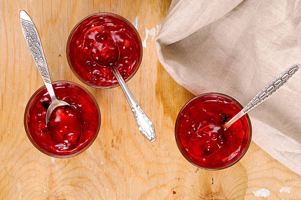 istock Berry jelly with cranberries and strawberries 613540308