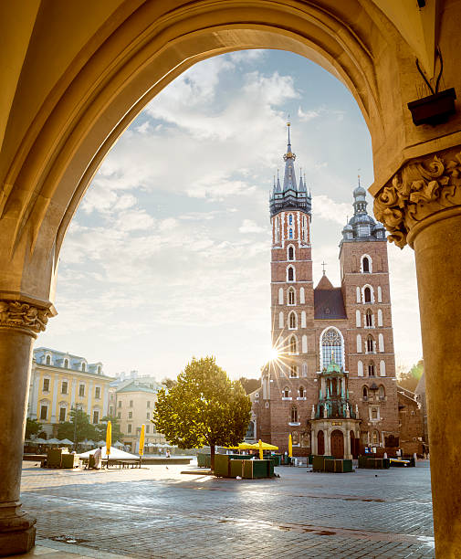 istock Historic Krakow Market Square, Poland 613542356