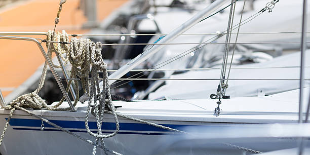 istock Sail boat on the lake 613544896