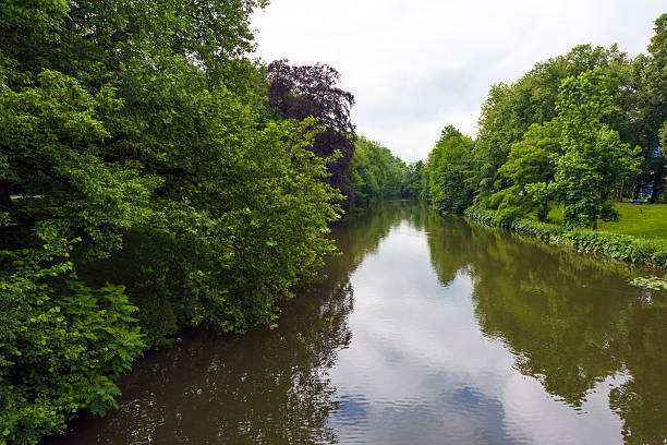 istock Park in Bruges, Belgium 613547596