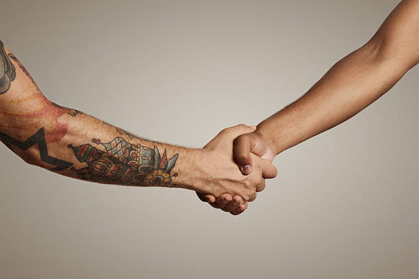 istock Close up shot of a handshake 613548012