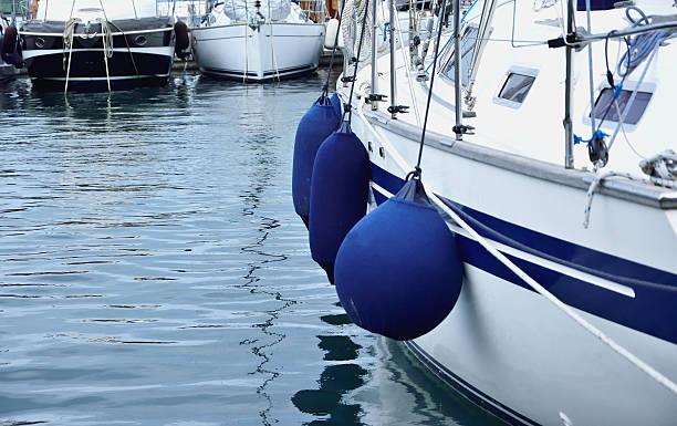 istock Boat in the harbor 613551970