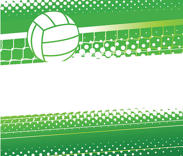 Volleyball background Volleyball background. Vector illustration volleyball net stock illustrations