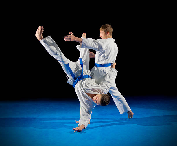 istock Children martial arts fighters 613554670