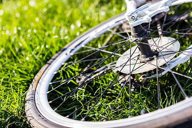 istock Bike wheel 613557278