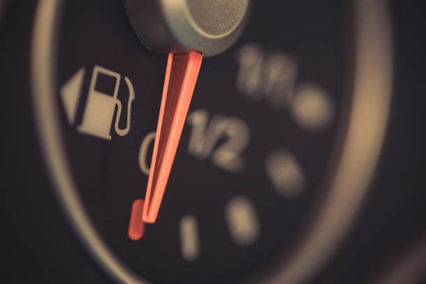 istock Car fuel gauge 613557382