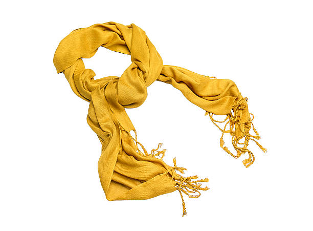 istock Yellow scarf female. 613557754