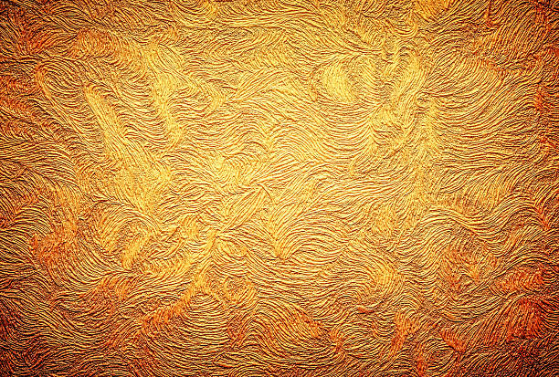 istock Gold background texture. Wallpaper on the wall. 613558054