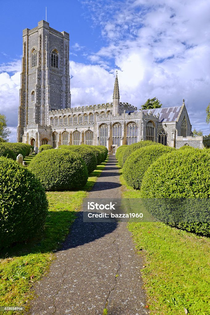 Lavenham Church. Church of St Peter and St Paul in Lavenham, Suffolk. UK. Lavenham Stock Photo