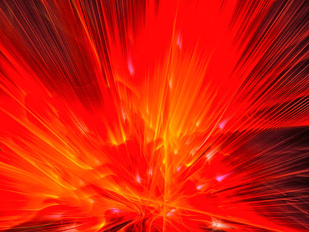 istock Abstract multicolored fractal. 613561558