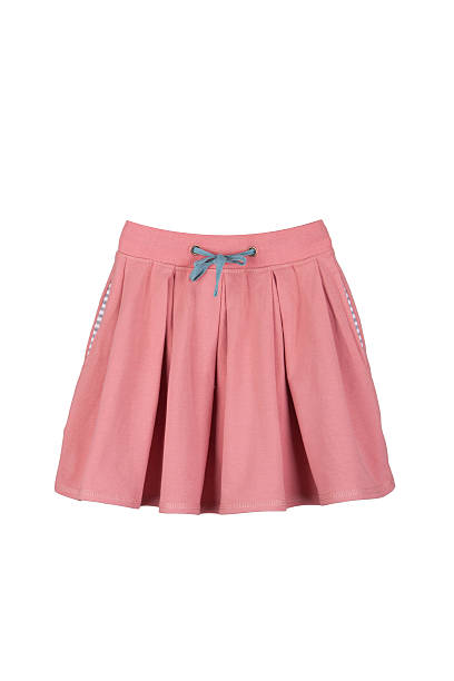istock Children's skirt on a white background 613563724