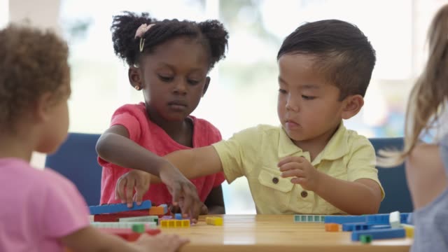 Building Blocks Together in Preschool