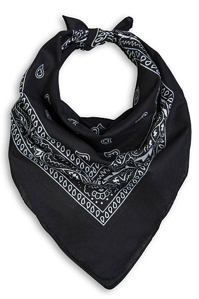 istock classic black bandana on a white background 613652030