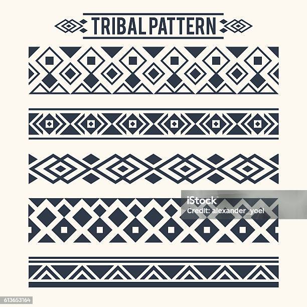 Ethnic Tribal Pattern Stock Illustration - Download Image Now - Pattern, African Culture, Mexican Culture