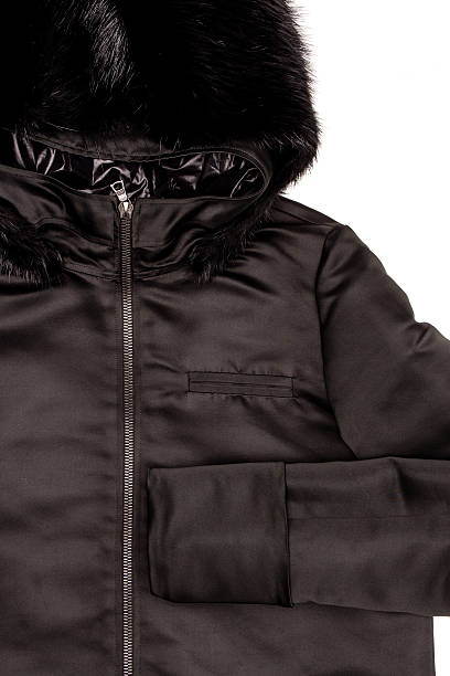 istock Detail of a black jacket 613655398