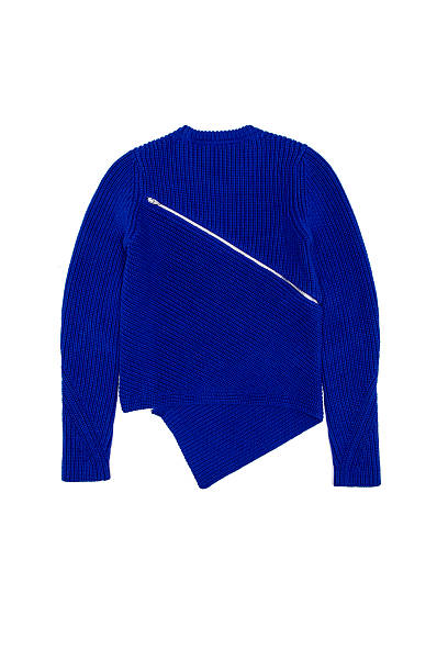istock blue jacket with zipper on a white background 613655490