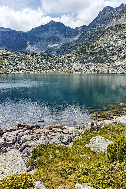 istock Musalenski lakes and Musala peak, Rila mountain 613656336