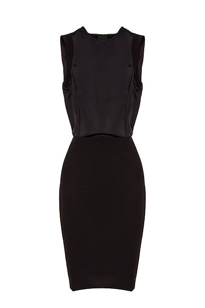 istock office black dress on a white background 613656578