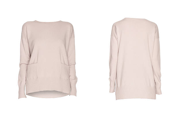 istock female white sweater on a white background 613656878