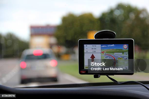 Navigation Stock Photo - Download Image Now - Global Positioning System, Car, Equipment