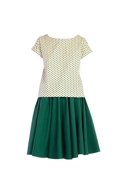 istock blouse and skirt isolated on white 613659004