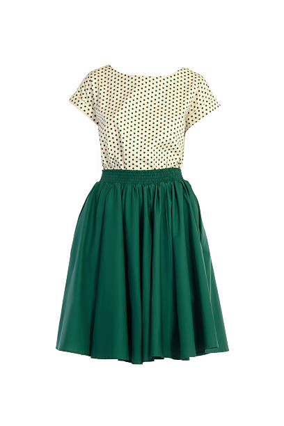 istock blouse and skirt isolated on white 613659014