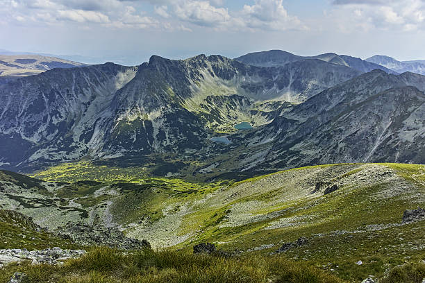 istock Marichini Lakes from Musala Peak, Rila mountain 613659976