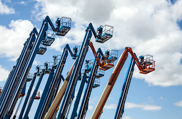 istock Genie booms for rent 613662516