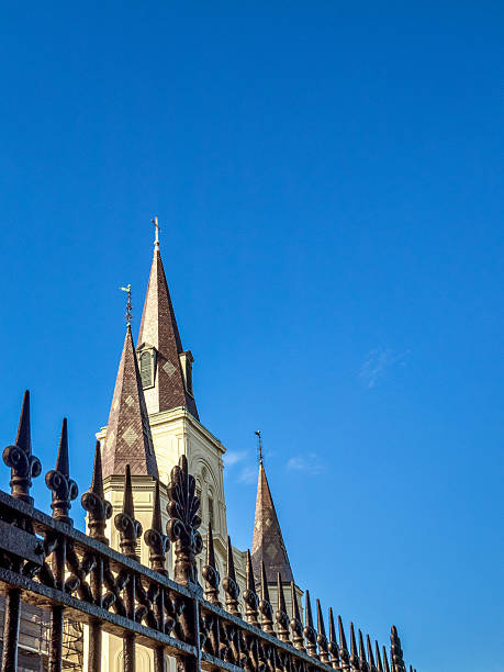 istock St. Louis Cathedral and Fence 613663646