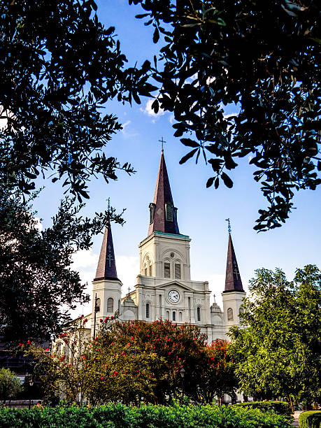 istock St. Louis Cathedral and Jackson Square 613664286