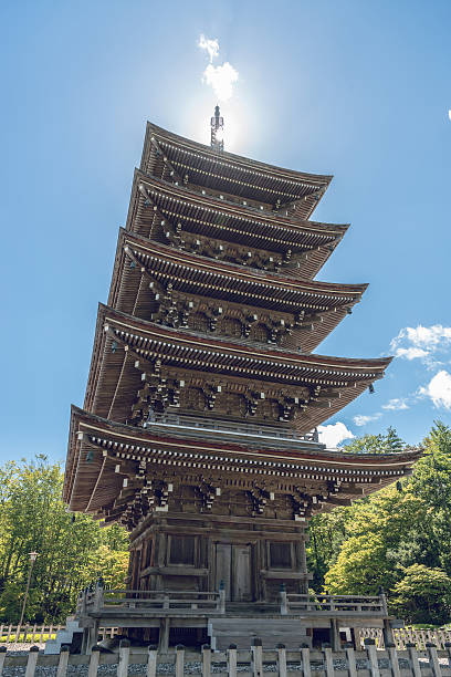 Five-story pagoda in Tohoku, Japan