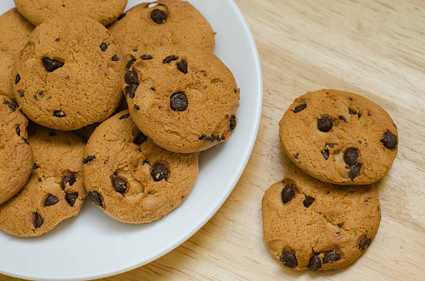 istock The Chocochips Cookies for Relax Time On Tea Break. 613671498