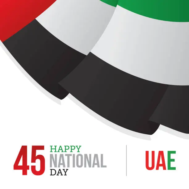 Vector illustration of united arab emirates national day