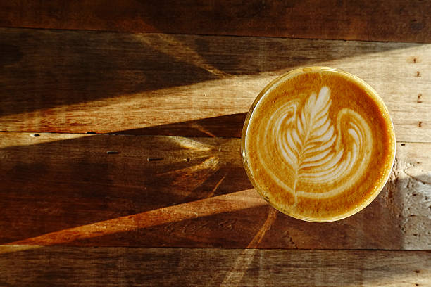 istock cup of latte art coffee 613674274