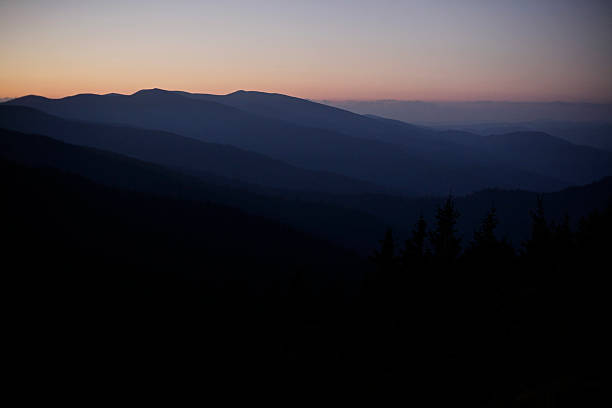 istock Sunrise in mountains, summer, Carpathians 613678912