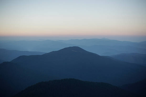 istock Sunrise in mountains, summer, Carpathians 613679096