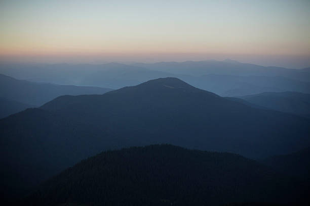 istock Sunrise in mountains, summer, Carpathians 613679196