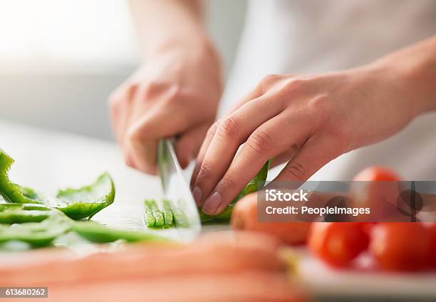 Preparing A Wholesome Meal Filled With Organic Goodness Stock Photo - Download Image Now