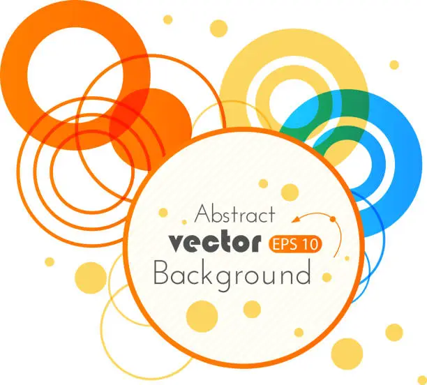 Vector illustration of Abstract modern banner. Vector Illustration