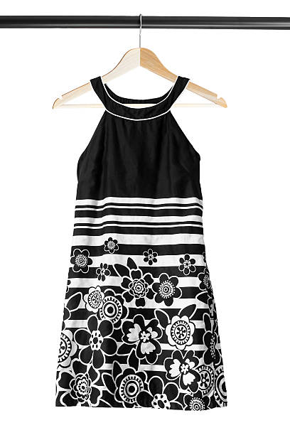 istock Dress on clothes rack 613684506