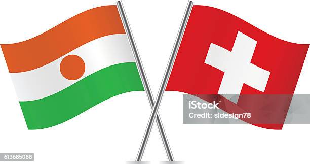 Erw Flags Niger And Switzerland Flags Vector Stock Illustration - Download Image ...
