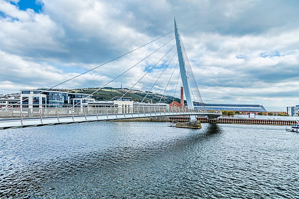 istock Sail Bridge, Swansea, Wales 613685506