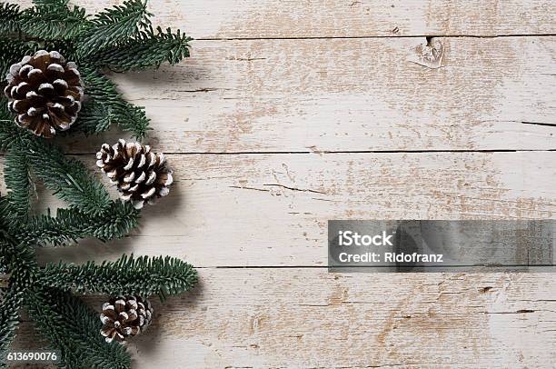 Winter Background Stock Photo - Download Image Now - Table, Christmas, Winter