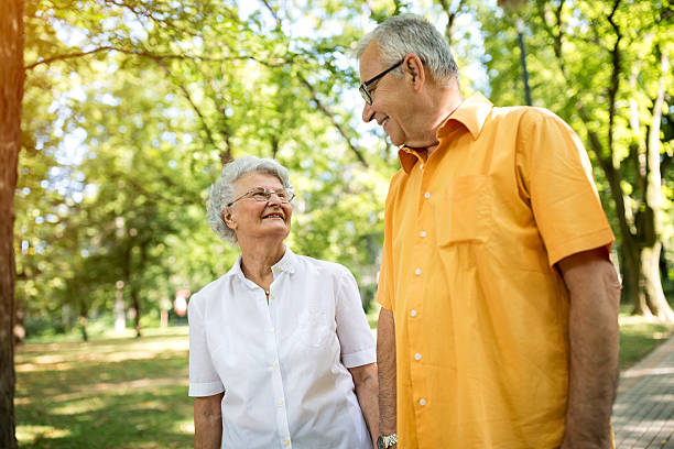 istock Couple enjoying in nature 613690522