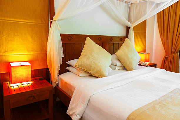 istock Hotel room at Maldives 613691110