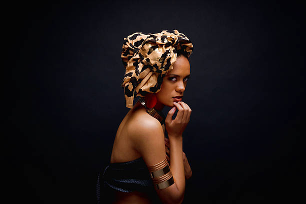 istock Fashionable woman looking at camera 613691606